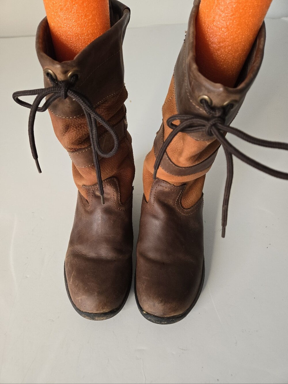 Dublin Saddle Boot Leather Riding Equestrian size 8